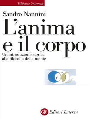 cover image of L'anima e il corpo